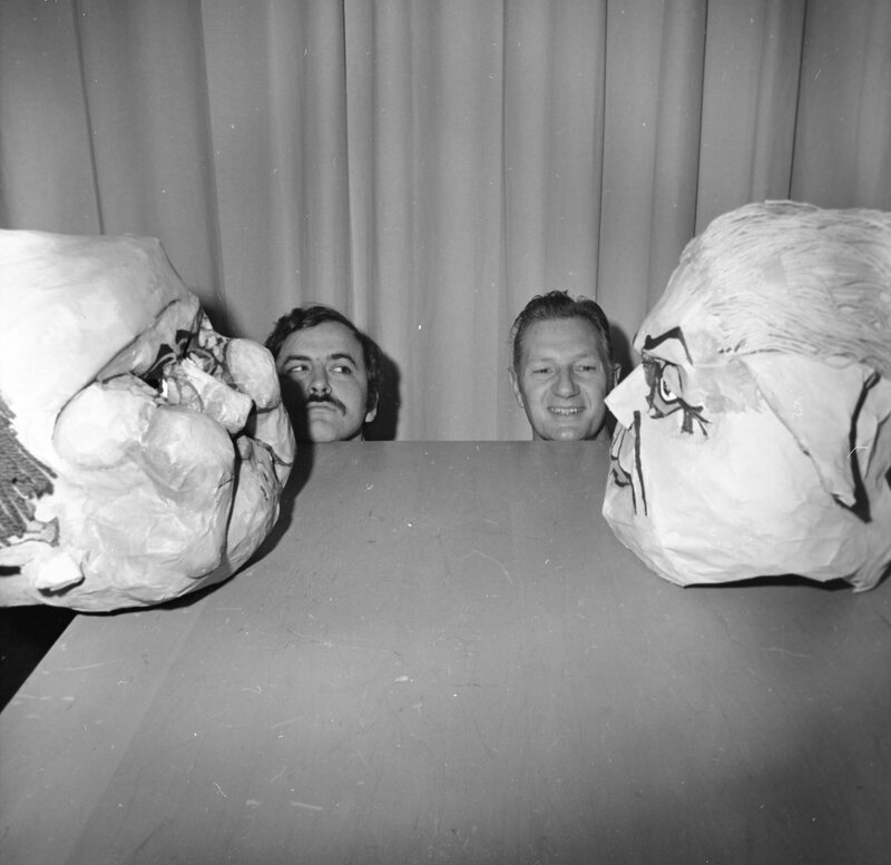 1973 Employees, George Venn & Werner Bruecher 06
