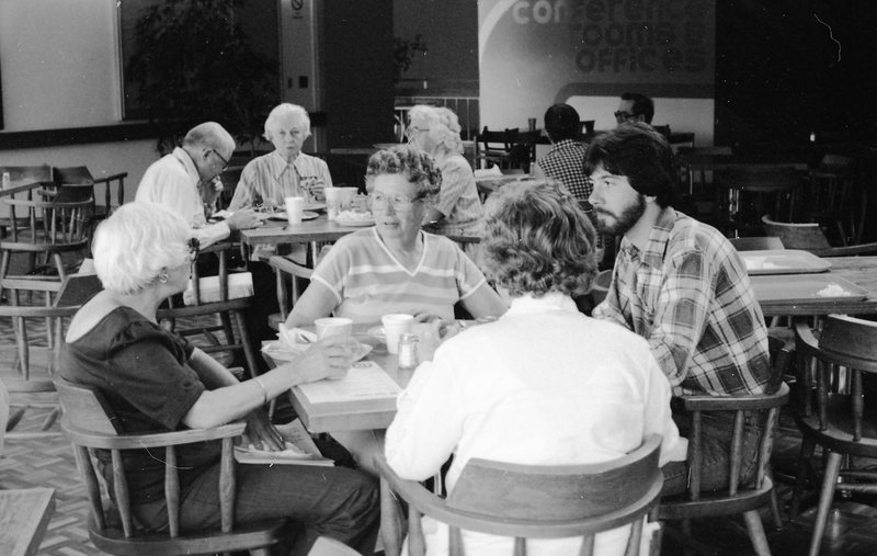 1982 Art Class, Hoke Hall Cafeteria 01