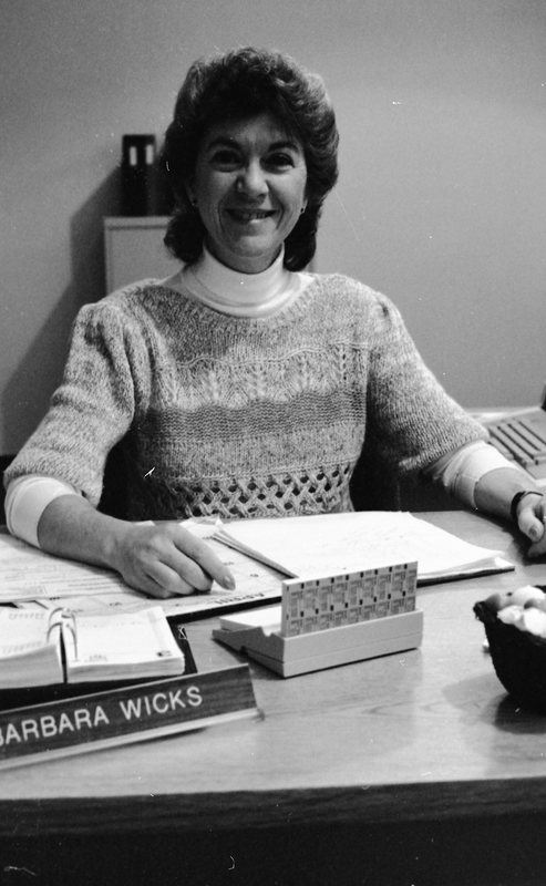 1987 Employee, Barbara Wicks