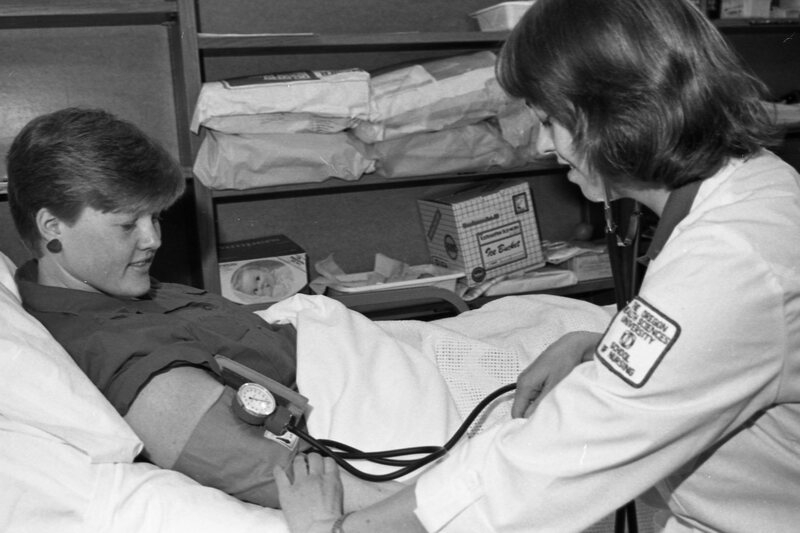 1986 Nursing Program, Blood Pressure Readings 02