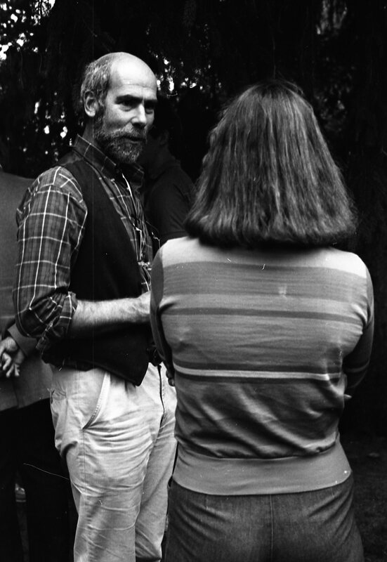 1984 Student Reception at President Gilbert's House 07