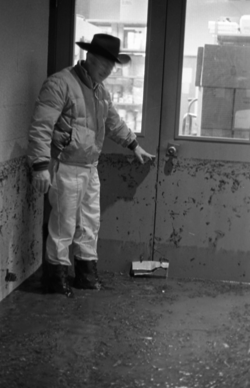 1978 Hoke Hall, Flood Debris &amp; Damage 03