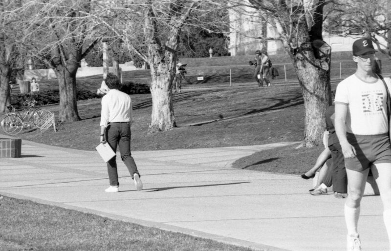 1986 Students, Outdoors in March 30