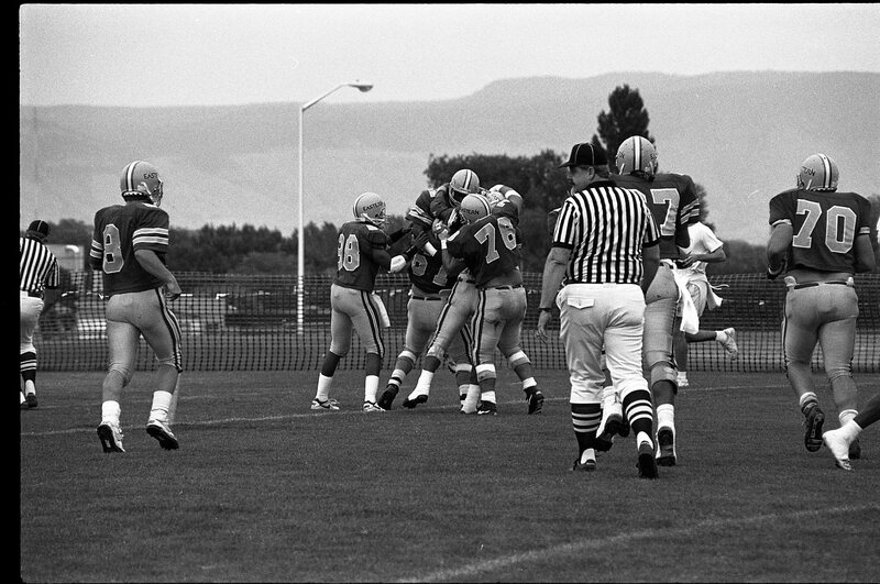 1991 Football Action, Western Washington University at EOSC 12