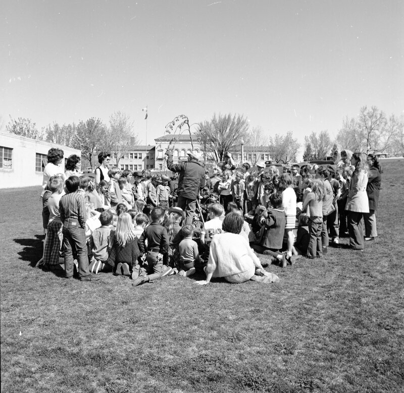 1972 Ackerman Elementary School, Tree Planting 06