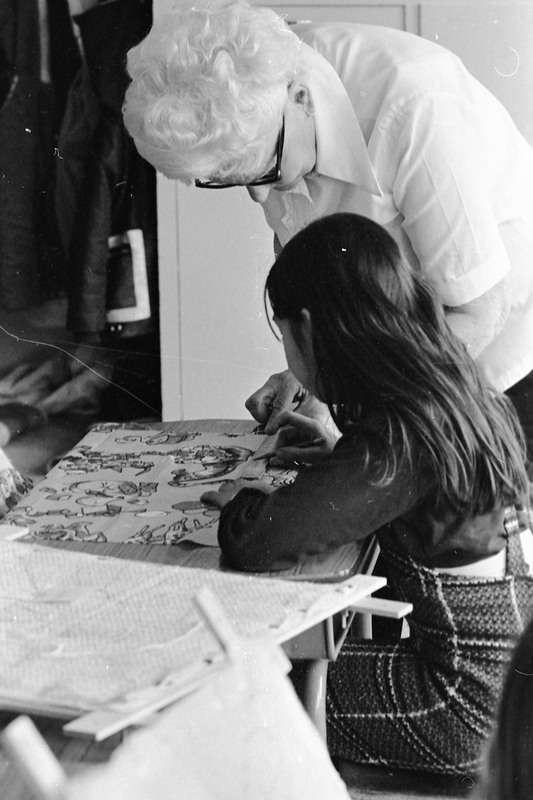1974 Ackerman Elementary School, Sewing 04