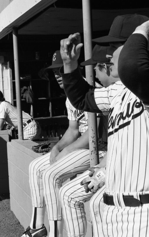1985 Baseball Players, Dugout 02