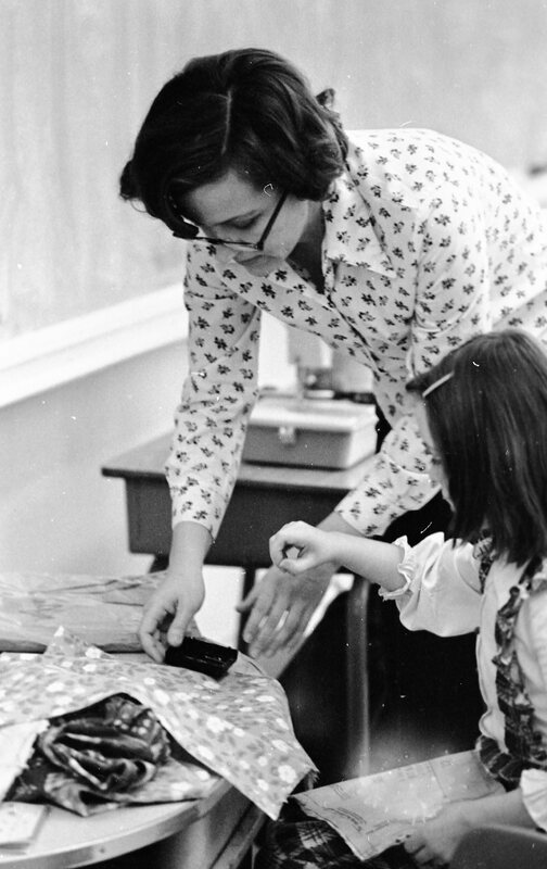 1974 Ackerman Elementary School, Sewing 06