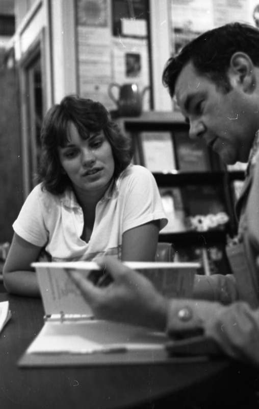 1980 Student, Consults Professor 03