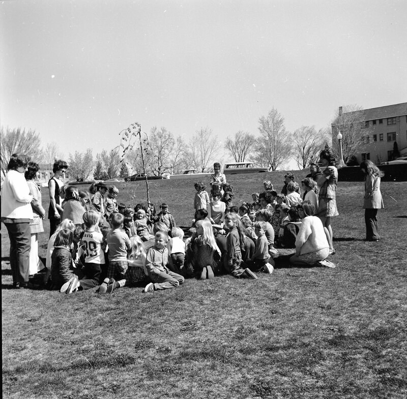 1972 Ackerman Elementary School, Tree Planting 02