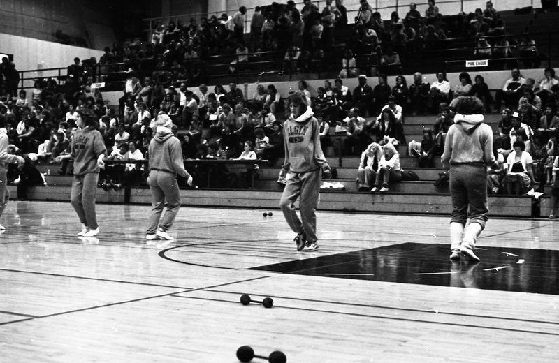1982 High school Wapiti League Basketball Tournament, Elgin Drill Team 02