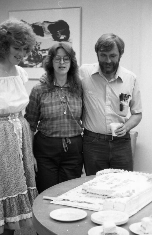 1985 Employees, Departure Party for Linda 03