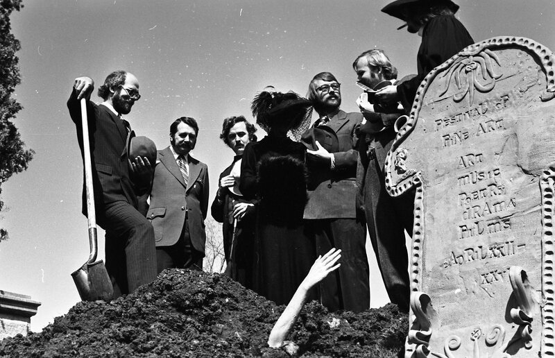 1974 Employees, Mock Funeral 28