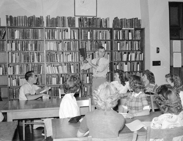 1949-50 Inlow Hall, Library 1-2