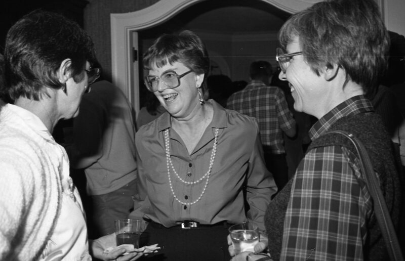 1986 Employees, Reception at the President's House 02