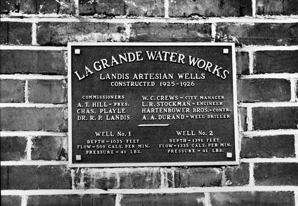 La Grande, Water Works 1