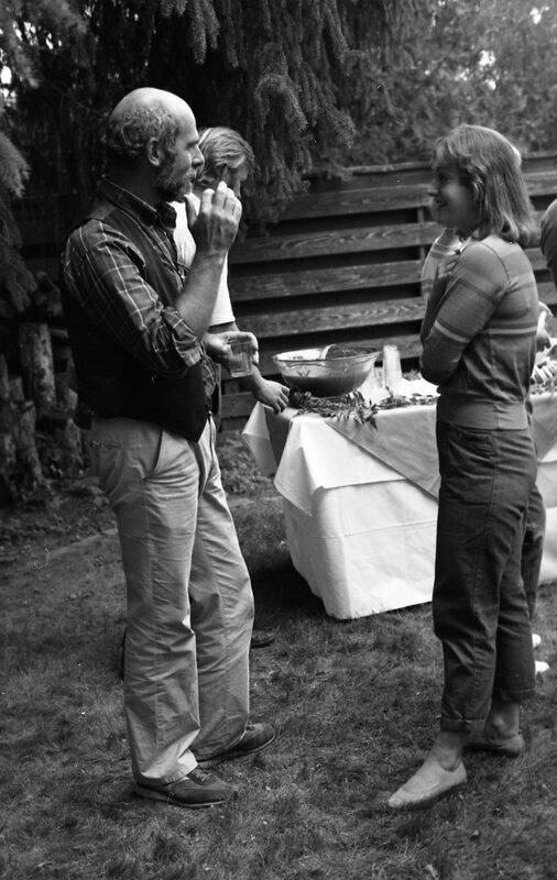 1984 Student Reception at President Gilbert's House 12