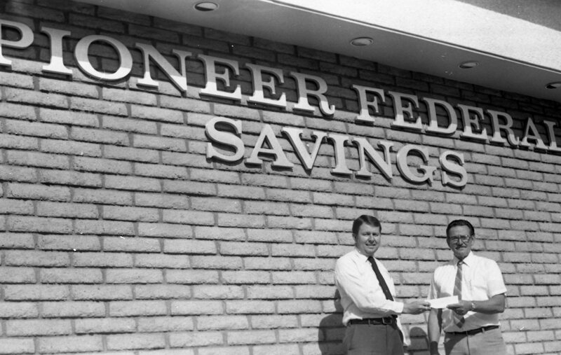 1984 Stadium, Pioneer Federal Savings Donation 03