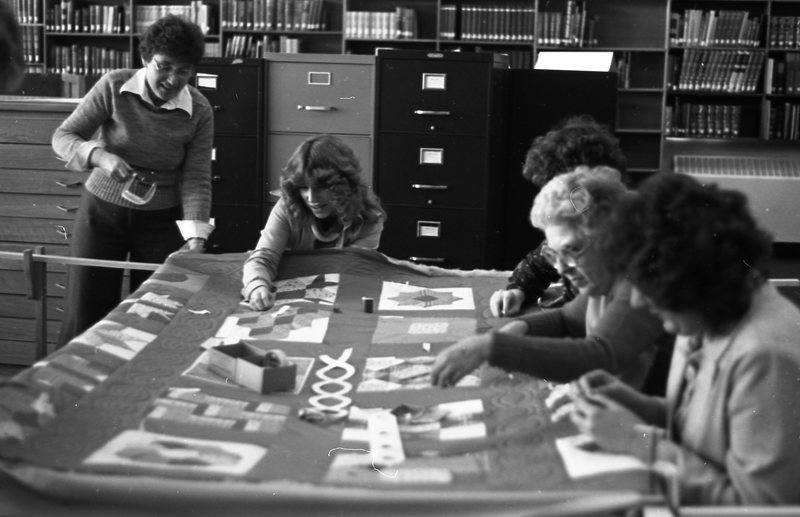1981 Pierce Library, Fund Raising Quilt 15