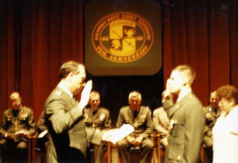 1991 ROTC Ceremony, Oath 01