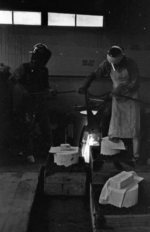 1977 Sculpture Class, Casting 14