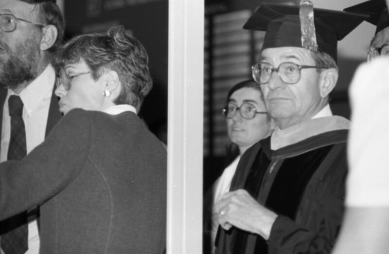 1985 Graduation, Faculty Walk 04