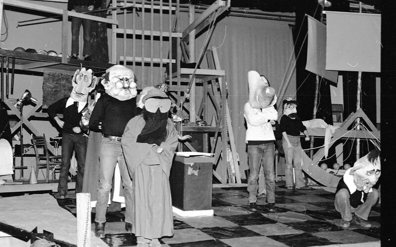 1973 Theatre, Caricature Heads 03