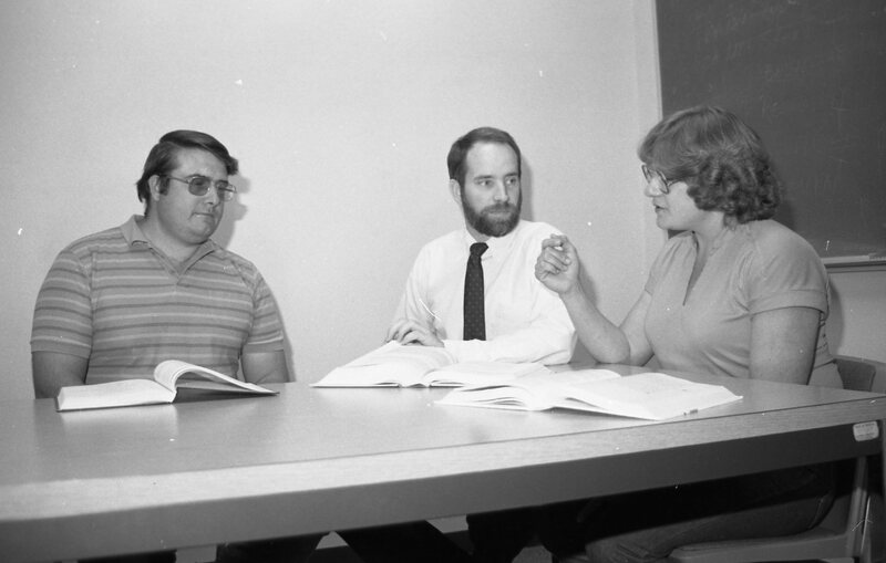 1985 Students, Consult Professor John Blanchard 06