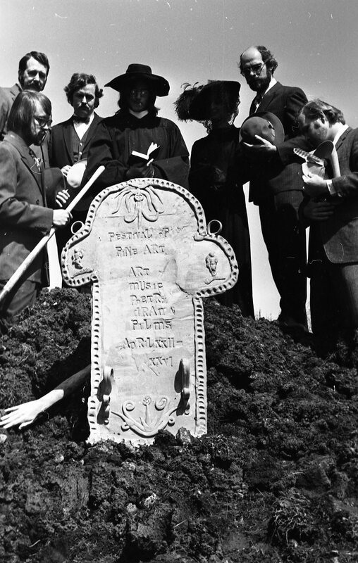 1974 Employees, Mock Funeral 22