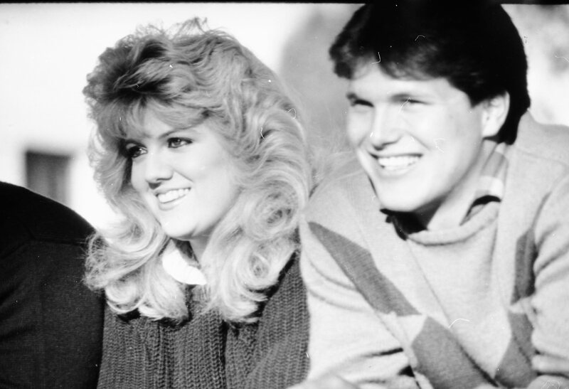 1986 Students, Outdoors in March 02
