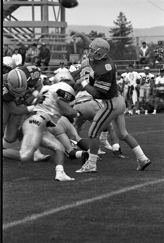 1991 Football Action, Western Washington University at EOSC 18