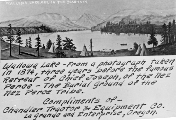 Wallowa Lake, 1874