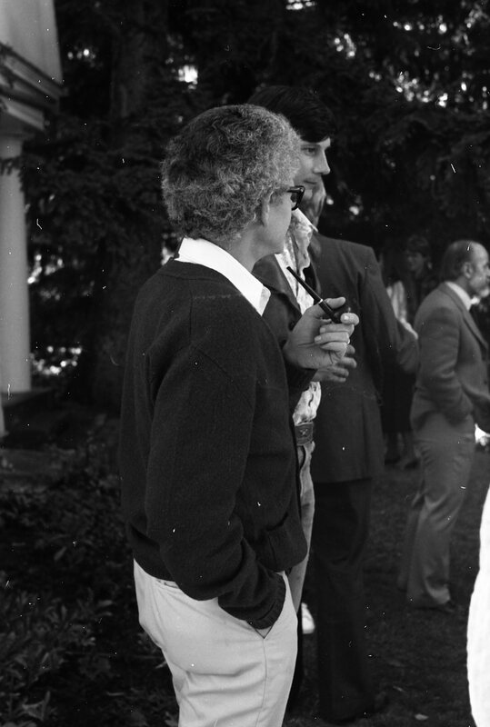 1983 Student Reception at President Dave Gilbert's House 14