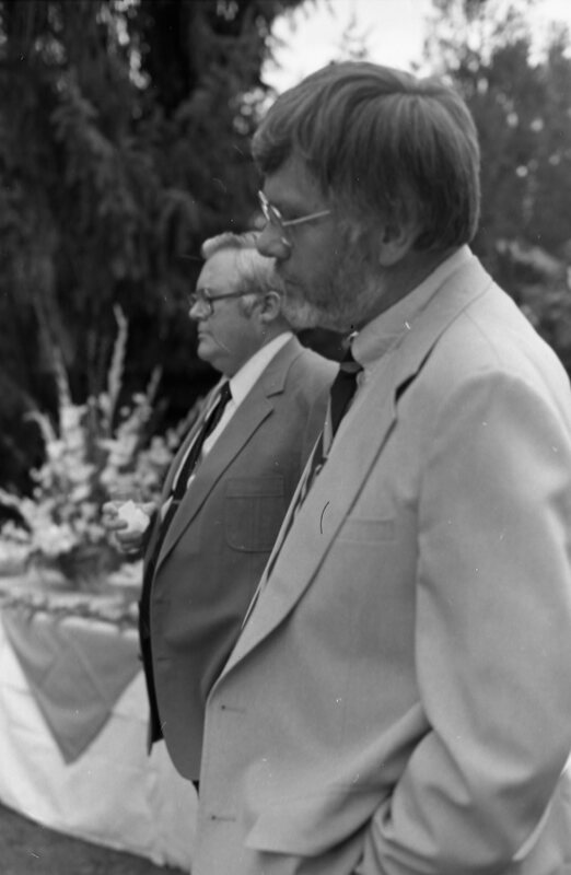 1984 Student Reception at President Gilbert's House 20
