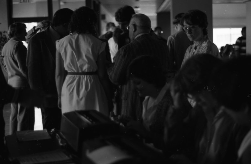 1981 Students, Typing 08