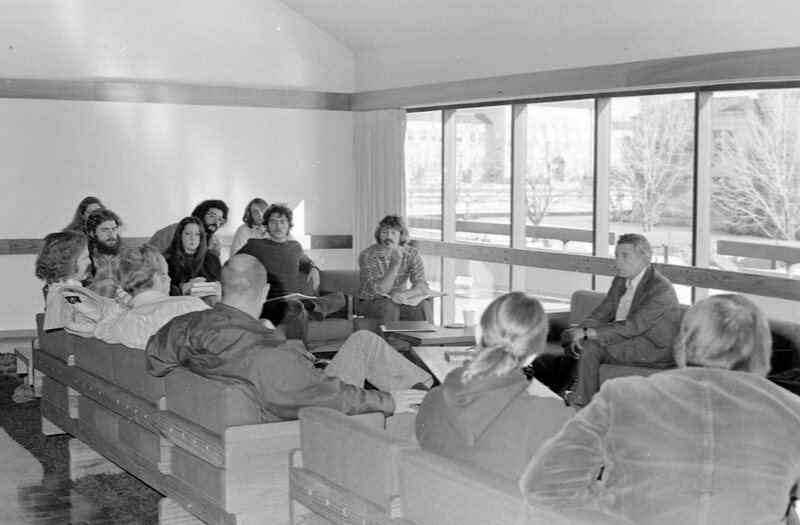 1975 Students, Conversations with President Rodney Briggs 02