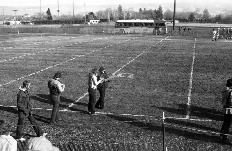 1982 Football Game, November 16th, Sideline 02