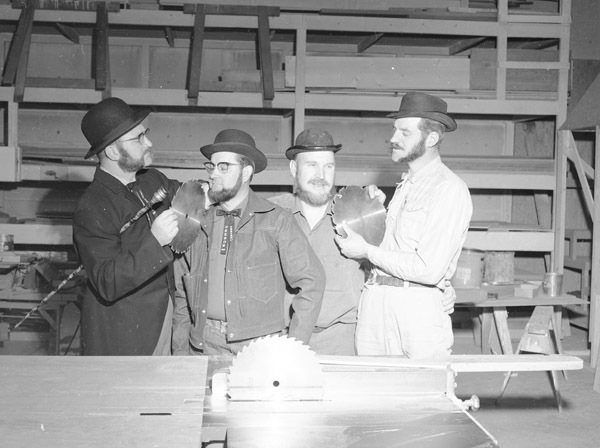 1959 Students, Centennial Beards 1-2