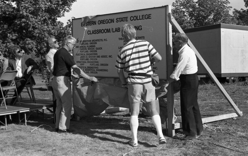 1988 Loso Hall, Groundbreaking Ceremony, Sign 09