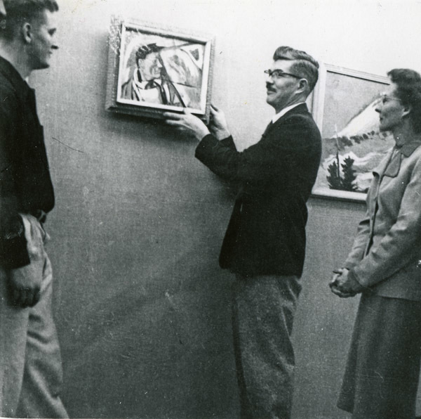 1952 Pierce Library Art
