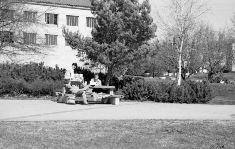 1986 Students, Outdoors in March 17