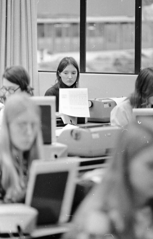 1974 Classroom, Typing 02