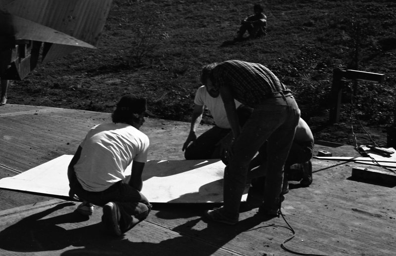 1981 Sculpture, Amphitheater Install 07