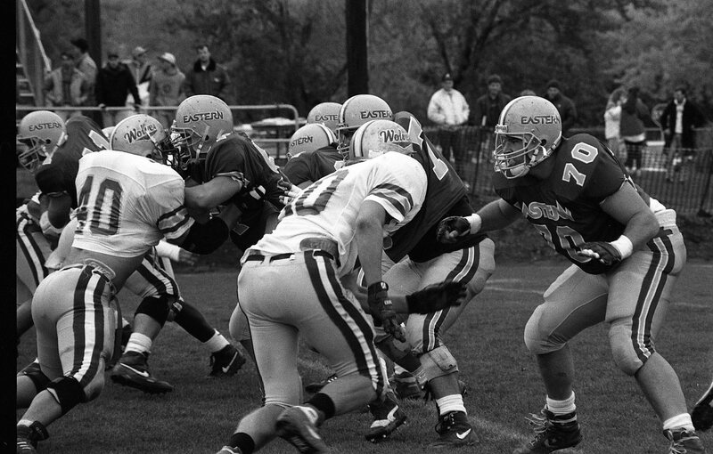 1991 Football Action, Western Oregon University at EOSC 32