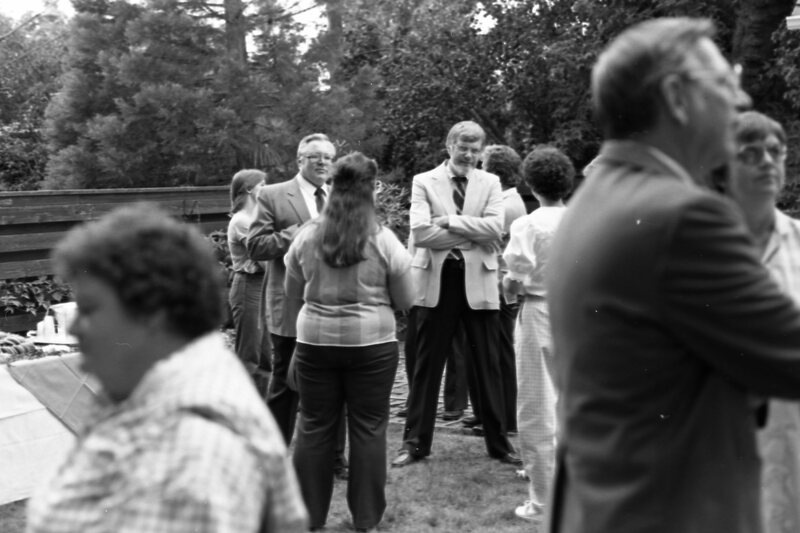 1984 Student Reception at President Gilbert's House 17