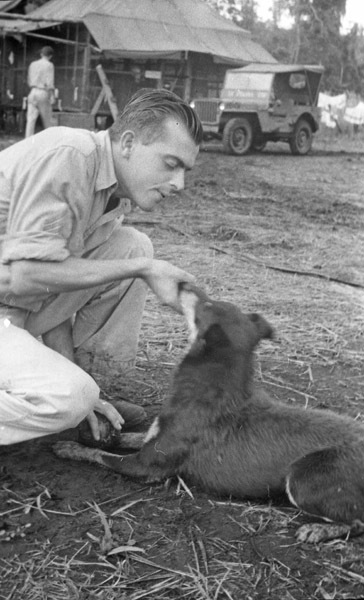 Bob Casey with Dog 2