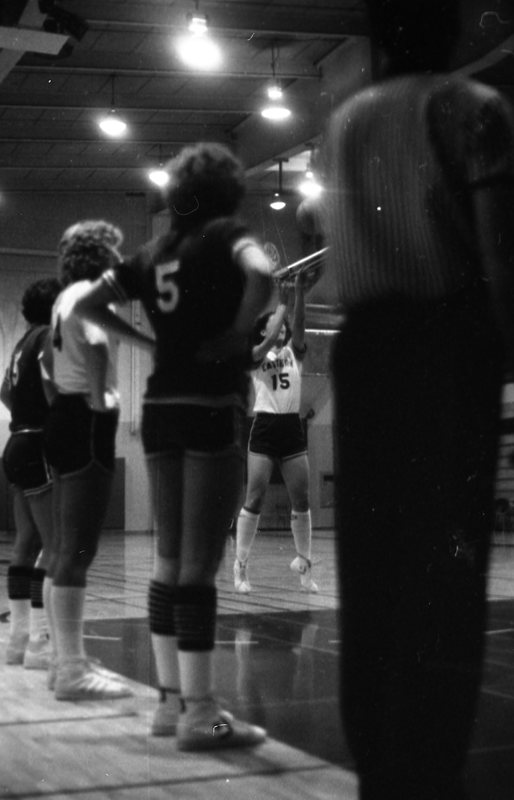 1981 Women's Basketball Action, January Home Game 14