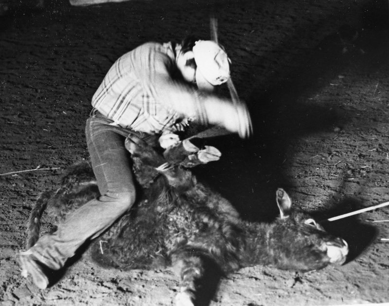 1976 Rodeo, Calf Roping 01