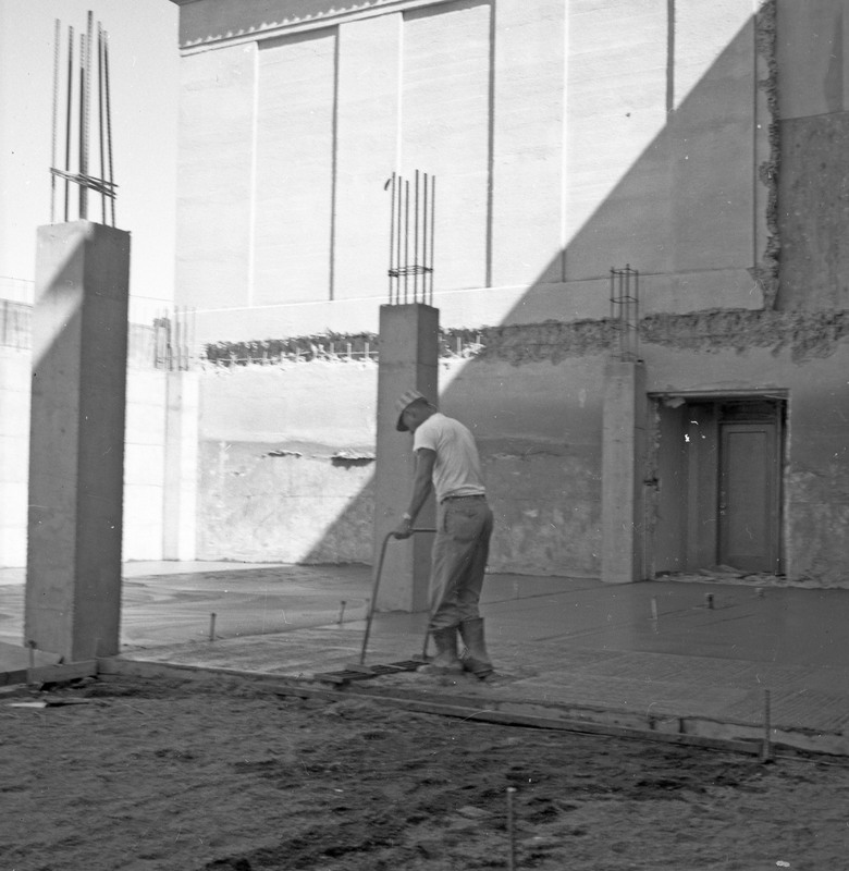 1971 Walter M. Pierce Library Remodel, Cement 13