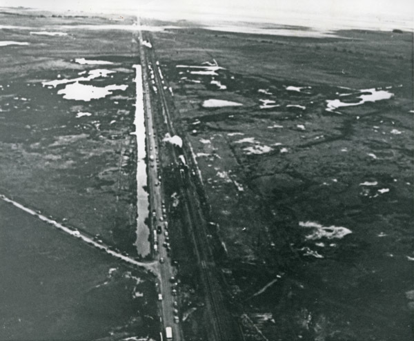 Train Wreck, Collision Aerial 1